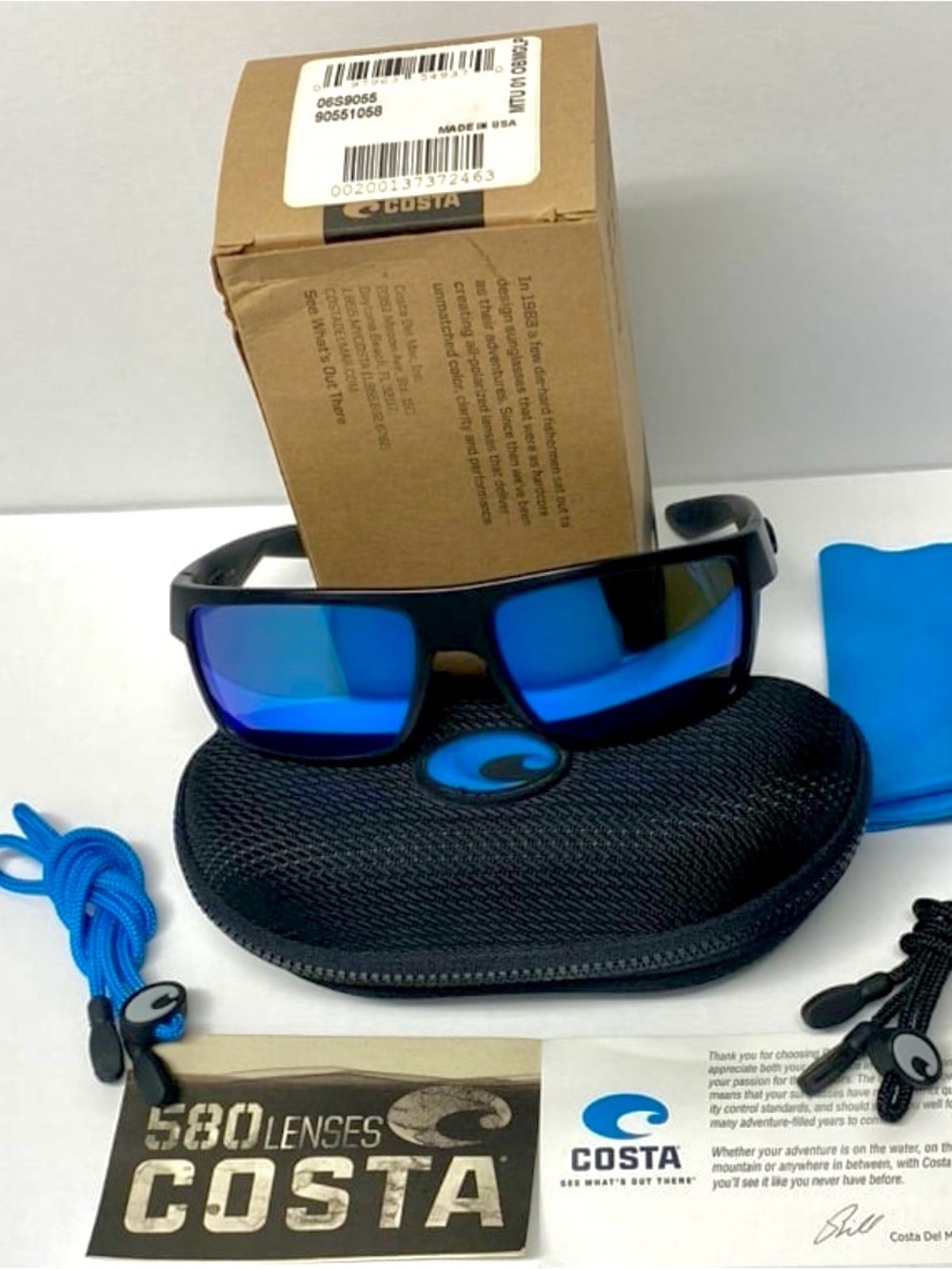 Costa Del Mar Motu Sunglasses W/Glass Polarized Lense